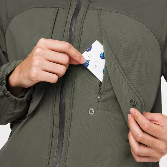 lululemon Grey Sage Always Effortless Jacket size 4 - Picture 5 of 16